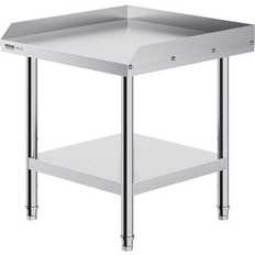 VEVOR Kitchen Cart w/ Stainless Steel Top 26 H x 24 W x 24 D Trolley Table