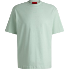 HUGO BOSS Dapolino Logo Print Relaxed Fit T-shirt - Light Green