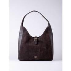 Lakeland Leather 'Borrowdale' Hobo Bag Chocolate One Size