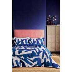 Harlequin Thicket Cotton Sateen Set Super King Duvet Cover Pink, Blue