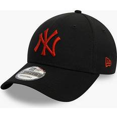 New Era Mens Black 9forty York Yankees Cotton Baseball Cap BLACK