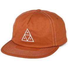 HUF Huf triple triangle unstructured snapback cap camel-white