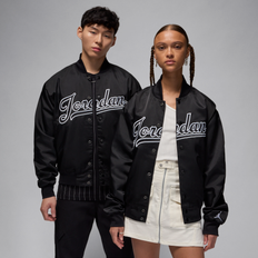 Oberbekleidung Nike Jordan Black Flight MVP Bomber Jacket BLACK/WHITE