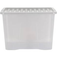Wham Crystal Tint Grey Storage Box 80L