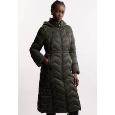 Karen Millen M Coats Karen Millen Petite Lightweight Knee Length Packable Coat Khaki/Green