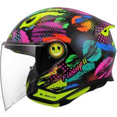 Open Faces Motorcycle Helmets LS2 Of622 Funny Ii Joy Open Face Helmet Junior