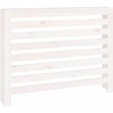 Cache-radiateurs vidaXL Cache-radiateur Blanc 108,5x19x84 cm Bois Massif De Pin