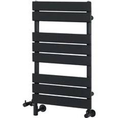 Heated Towel Rails Milano Modern Flat Panel Electric Heated Towel Rail 825 mm x 450 mm Black