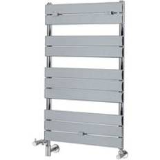 Heated Towel Rails Milano Modern Flat Panel Electric Heated Towel Rail Radiator 1000 mm x 600 mm Chrome