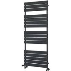 Modern Anthracite Flat Panel Electric Heated Towel Rail Radiator 1500 mm x 600 mm