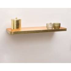 Gold Wall Shelves Melody Maison Enamelled Metal 50 cm Wall Shelf