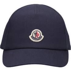 Moncler Unisex Caps Moncler Logo Cotton Baseball Cap Blue (XXXS XS)