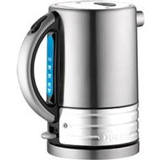Dualit White Kettles Dualit Brushed Stainless Steel and White Kettle