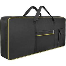 Hellery Electric Piano Case 61Key Keyboard Gig Bag Thickened with Pocket Portable Carrying Case Handbag for Performance Concert