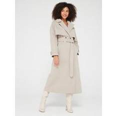 Calvin Klein Beige Coats Calvin Klein Oversized Bonded Trench Coat Beige