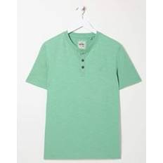 Fatface Woodside Slub Henley Mint