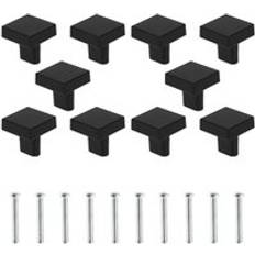 Pack of 10 Black Door Knobs