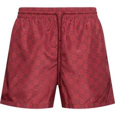 Gucci Swimwear Gucci Gg Nylon Swim Shorts Bordeaux (54 58)