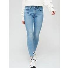 Tencel Jeans Levi's 721&trade High Rise Skinny Jean Blue Wave Light, Blue, 31, Inside Leg 30, Women inside leg 30,31
