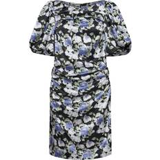 Designers Remix Lisbon Print Puff Dress Dam Korta Klänningar - Multi