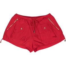 Cynthia Rowley cargo-pocket bloomer shorts women Nylon Red