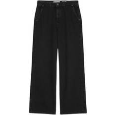 Marc O'Polo Pantalons & Shorts Marc O'Polo Damen Jeans Wide Fit black