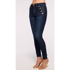 Clothing Ramy Brook Women's Helena High Rise Skinny Jeans in Dark Rinse Blue Dark Rinse