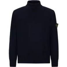 Stone Island Classic Turtleneck Sweater Blue