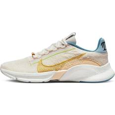 Nike SuperRep Go 3 Flyknit Next Nature - White/Sanded Gold