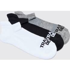 Jersey Socken boohooMAN Mens 3er-Pack Active Trainings Dept gepolsterte Sneaker-Socken Mehrfarbig ONE SIZE, Mehrfarbig