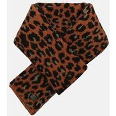 AllSaints Accessories AllSaints Brushed Leopard Scarf Beige, Beige, Women