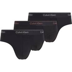 Calvin Klein Pack Modern Cotton Stretch Hip Briefs Black, Black, Xl, Men