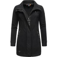 Ragwear Dame Jakker Ragwear Fleecejacke Damen, schwarz