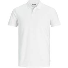 Cheap Polo Shirts Jack & Jones Basic Polo Ss Camiseta de Manga Corta Blanco