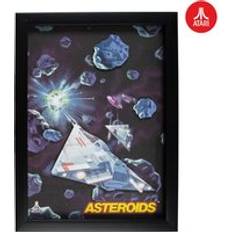 Atari Official Atari 3D Wall - Asteroids Collection Framed Art