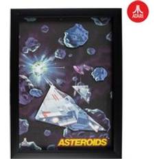 Official Atari 3D Wall - Asteroids Collection Framed Art