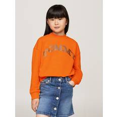 Tommy Hilfiger Sweatshirts Children's Clothing Tommy Hilfiger Girls' Kids' Foil Dot Sweatshirt Orange Orange Thunder