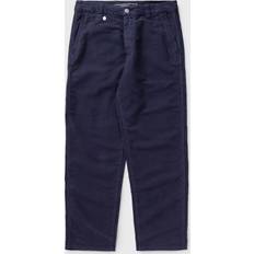 Stone Island Trousers on sale Stone Island COTTON MOLESKIN LOOSE FIT CHINO PANTS men Casual Pants blue in size:L