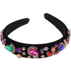 Headbands on sale Lurrose Vintage Crystal Diamond Hairband - Wide