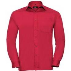 Clothing Russell Collection Long Sleeve Shirt Red in