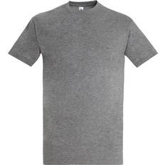 Clothing Sols (L, Grey Marl) Mens Imperial Heavyweight Short Sleeve T-Shirt