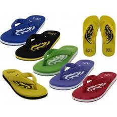 EVA Flip-Flops DDI 2370216 Women EVA Flip Flops, Dragon Embossed 5-10 Pack of