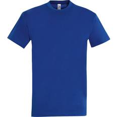 (4XL, Royal Blue) Mens Imperial Heavyweight Short Sleeve T-Shirt
