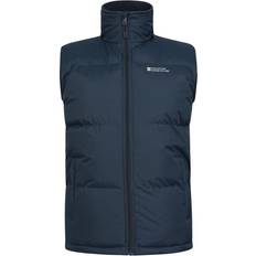 Men - Microfiber Vests Mountain warehouse Mens Rock Padded Gilet (Navy)