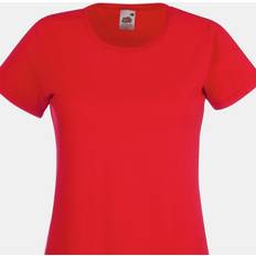 Clothing Fruit of the Loom (2XL, Red) Ladies/Womens Lady-Fit Valueweight Short Sleeve T-Shirt