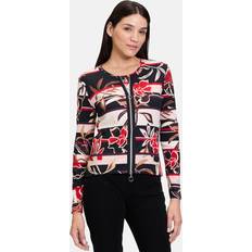 Betty Barclay Overtøj Betty Barclay Shirtjacke Damen Baumwolle gemustert, mehrfarbig