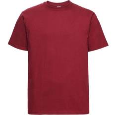 Clothing Russell (2XL, Classic Red) Europe Mens Classic Heavyweight Ringspun Short Sleeve T-Shirt