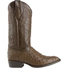 Ferrini Ferrini Colt Ostrich Square Toe Cowboy Boots Brown