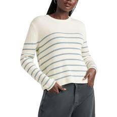 Stripes - Sweatshirts Jumpers Splendid Spencer Crewneck Sweater Pale Oak/Teal