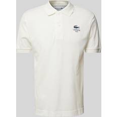 Lacoste Poloshirt mit Label-Print Modell 'Piquet'